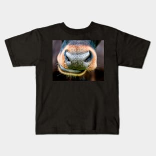 Brown Cow Nose Kids T-Shirt